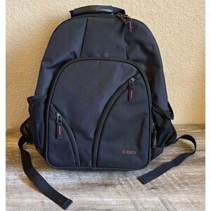 CODi Tri-Pak Nylon Laptop & School Backpack in Black Carry On